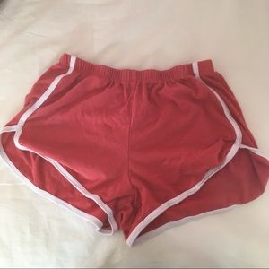 Brandy Melville Red Lisette Shorts